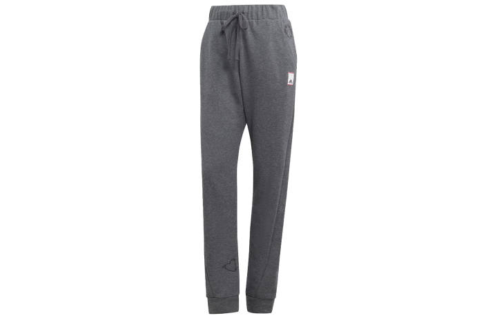 Adidas Adidas Knitted Sweatpants Japan Version Women's Gray
