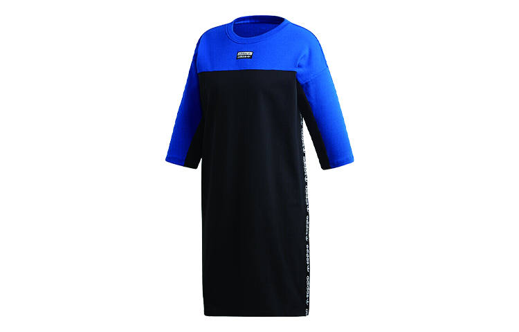 Adidas Originals Short Sleeved Dress Women's Collegiate Blue