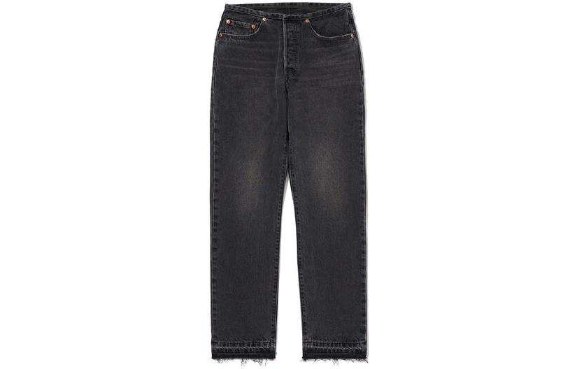 Levis Jeans Women's Black Moderate Straight Fit Pants