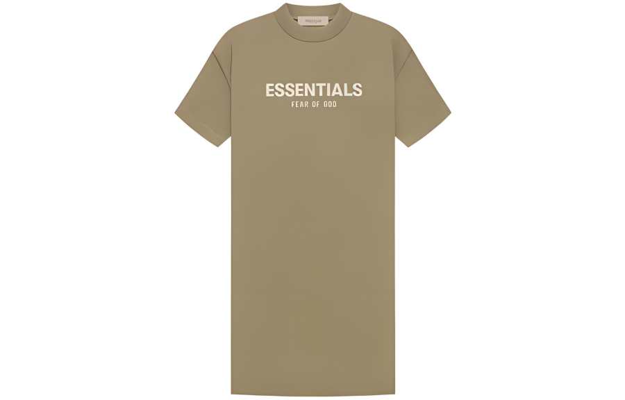 Fear Of God Essentials SS22 Short Sleeved Dress Women's Oak Brown
