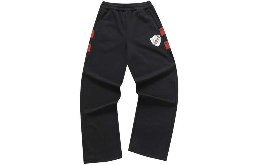 FILA FUSION x FACETASM Knitted Sweatpants Women's Elegant Black