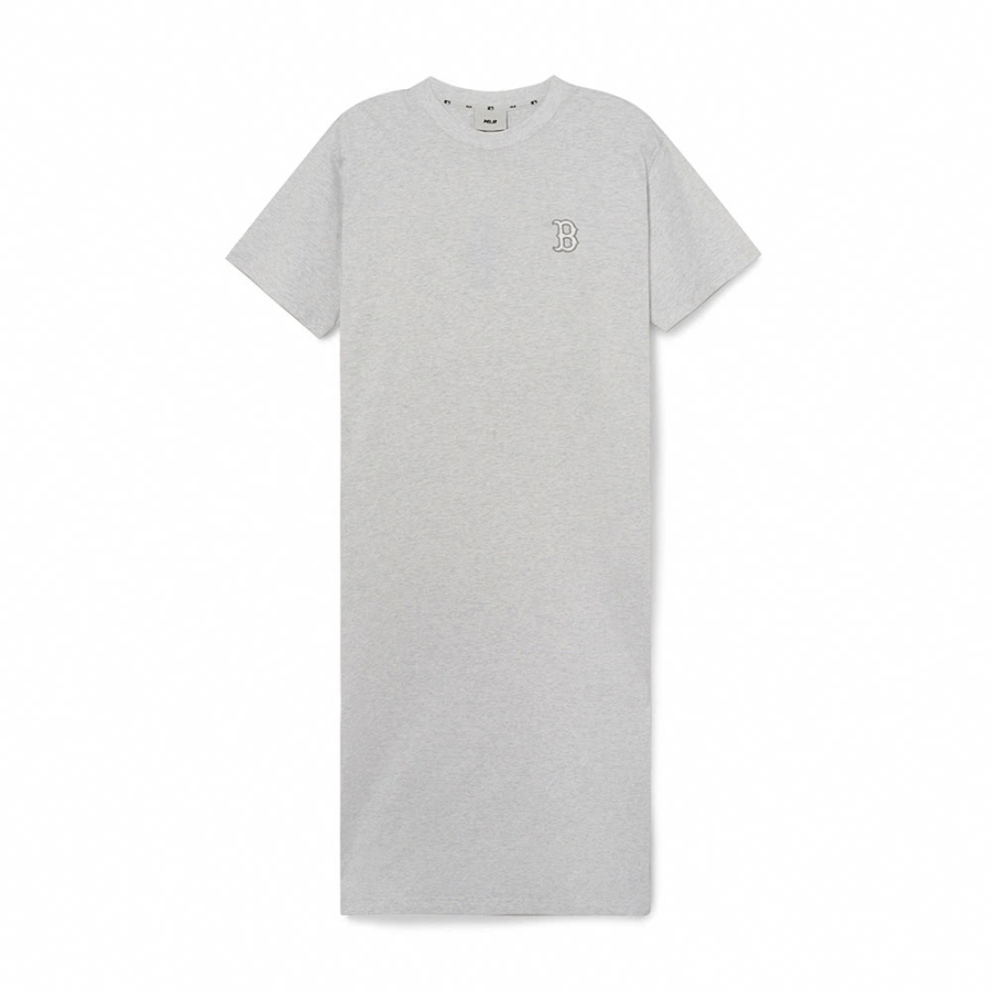 MLB New York Yankees SS23 Short Sleeved Dress Women's Light Gray