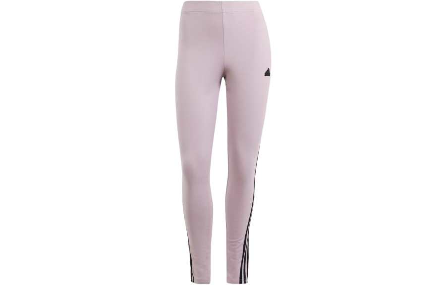 Adidas Adidas Future Icons 3 Stripes Leggings Knitted Sweatpants Women's Purple