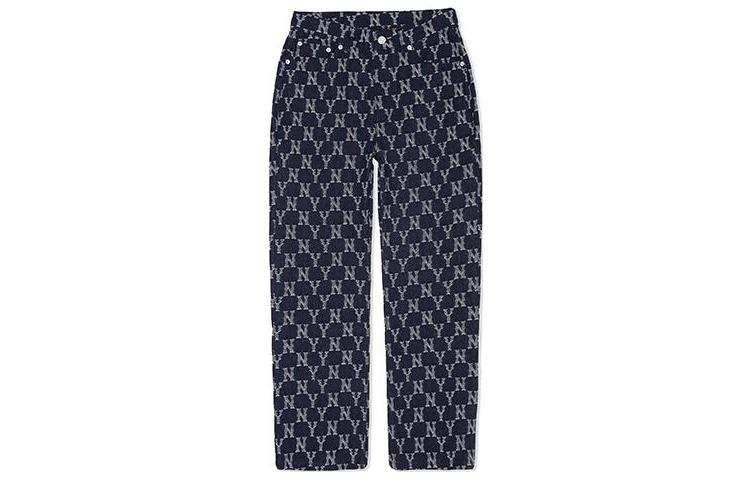 MLB MLB Old Flower Jeans Women's Dark Blue
