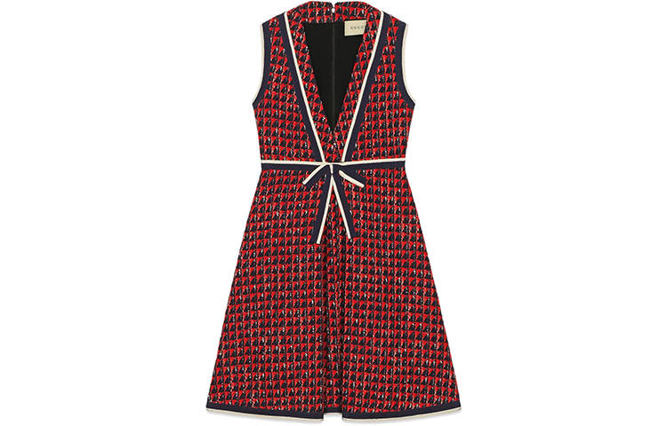 GUCCI FW21 Sleeveless Dress Women's Red