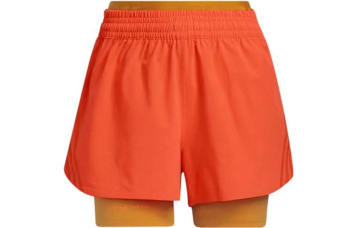 Adidas Adidas Ivy Park Two In One Shorts Solar Orange