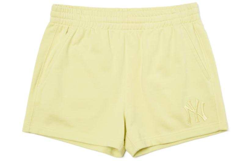MLB MLB Base Logo Casual Shorts Women's Yellow