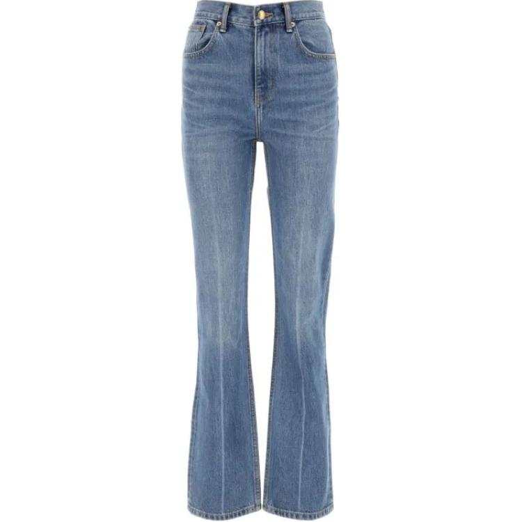 TORY BURCH TORY BURCH Mid Rise Slim Straight Leg Jeans
