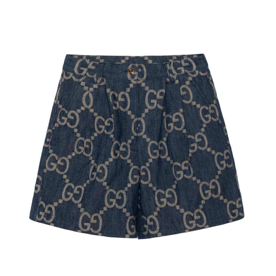 GUCCI Casual Shorts Women's Blue