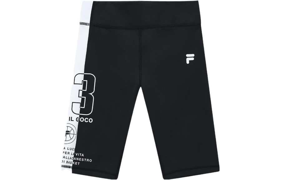 FILA FUSION Casual Shorts Women's Pitch Black Moderate