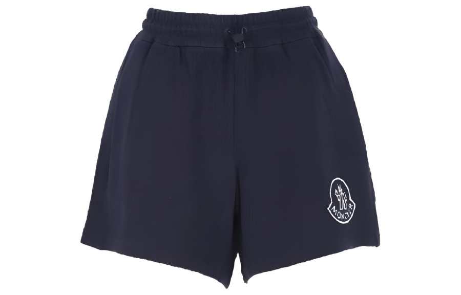 Moncler Moncler Logo Printed Drawstring Shorts