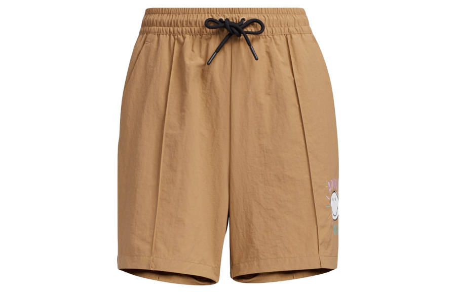 Adidas Neo Casual Shorts Women's Yellow Cardboard