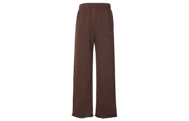 Nike Nike Knitted Sweatpants Women's Earth Umber Moderate Wide Leg Pants