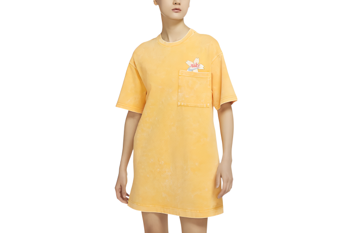 Nike Nike Short Sleeved Dress Women's Yellow