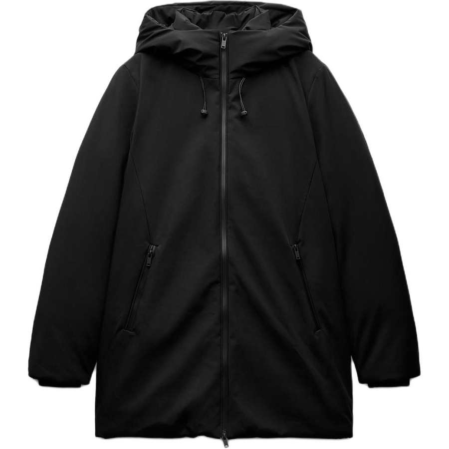 ZARA Puffer Jacket Women's Black