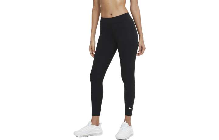 Nike Nike Women's Small Swoosh Logo Plain Leggings Black