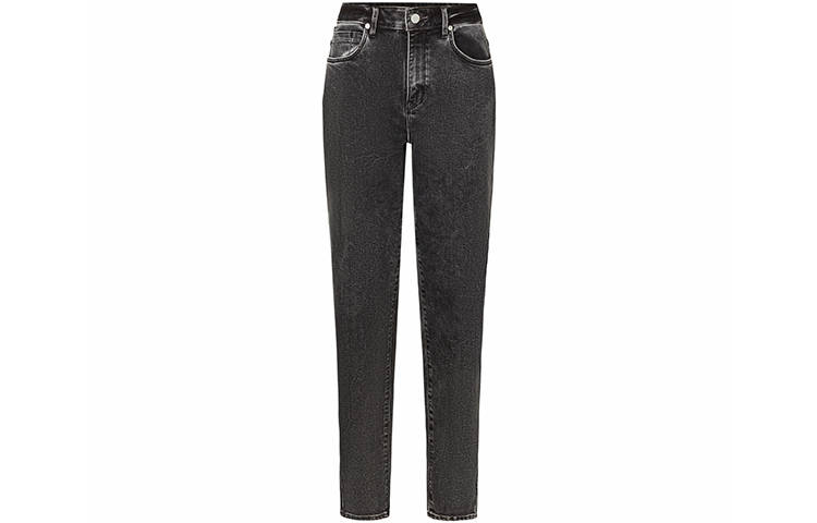 Lee Jeans Women's Black Moderate Straight Fit Pants