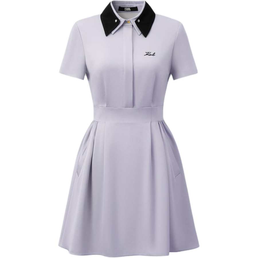 KARL LAGERFELD / Karl Lagerfeld Jeans Short Sleeved Dress Women's Purple