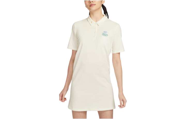 Nike Nike Sportswear Short Sleeved Dress Women's Sail White