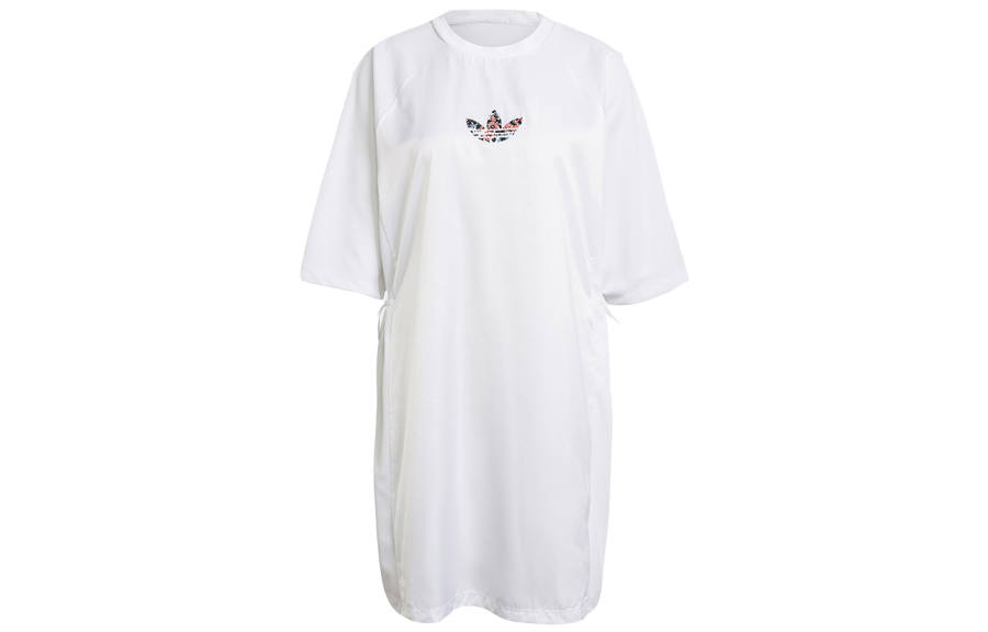 Adidas Originals Short Sleeved Dress Women's White