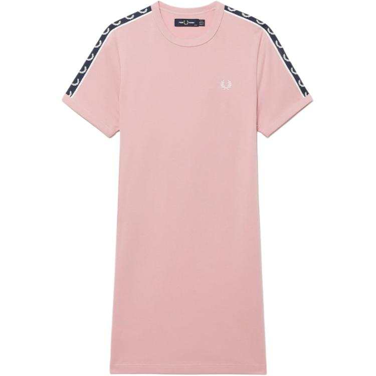 FRED PERRY SS24 Short Sleeved Dress Women's Pink