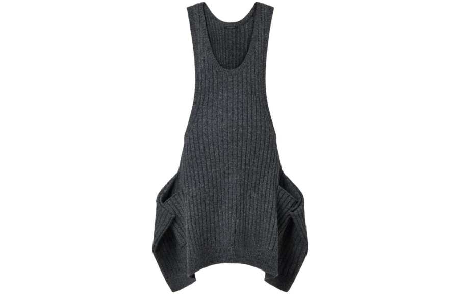 LOUIS VUITTON FW22 Sleeveless Dress Women's Gray