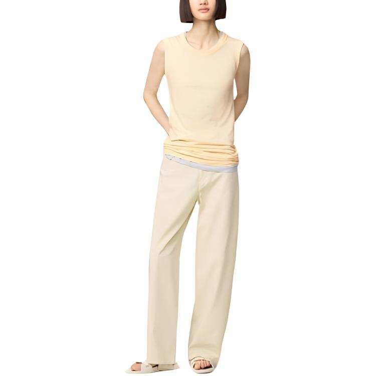UNIQLO U Collection SS25 Casual Pants Women's Beige