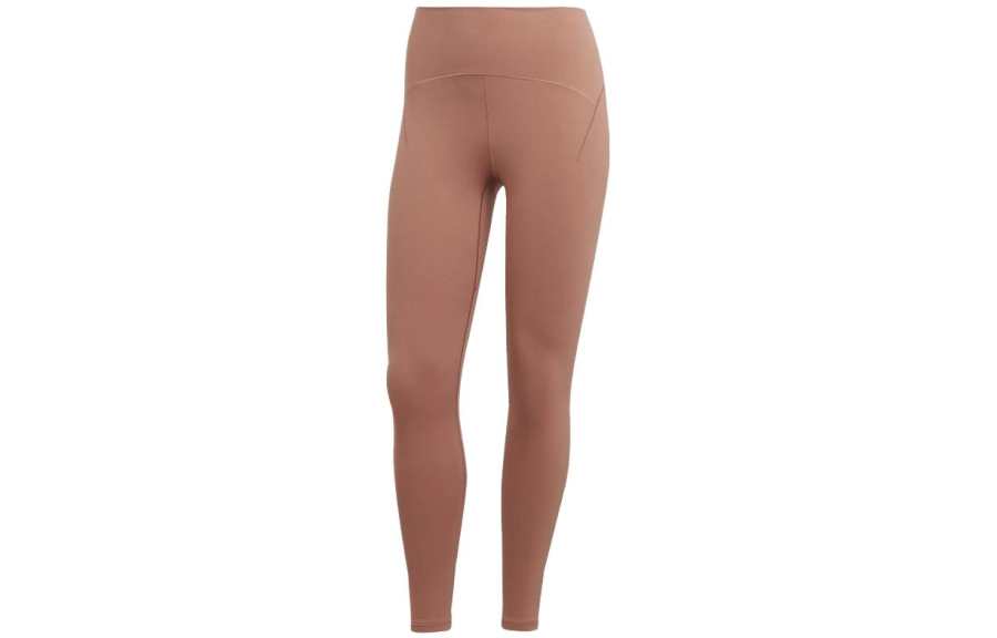 Adidas Adidas Knitted Sweatpants Women's Pink Orange Moderate Slim Fit Pants