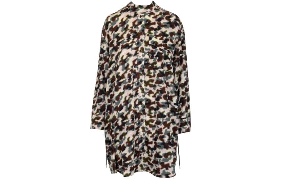 KENZO Long Sleeved Dress Women's Multicolor