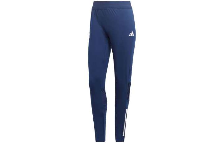Adidas Adidas Knitted Sweatpants Women's Blue Moderate Cuffed Pants