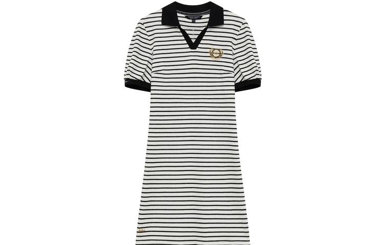 Teenie Weenie Short Sleeved Dress Women's Color Block