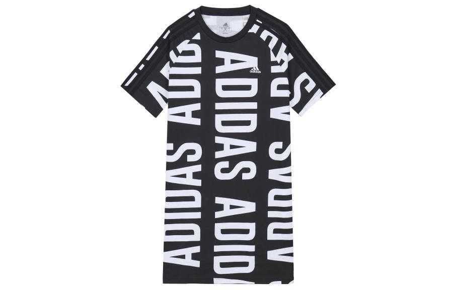 Adidas Adidas Short Sleeved Dress Women's Black