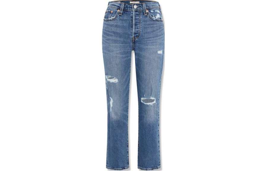 Levis Jeans Women's Blue Moderate Straight Fit Pants