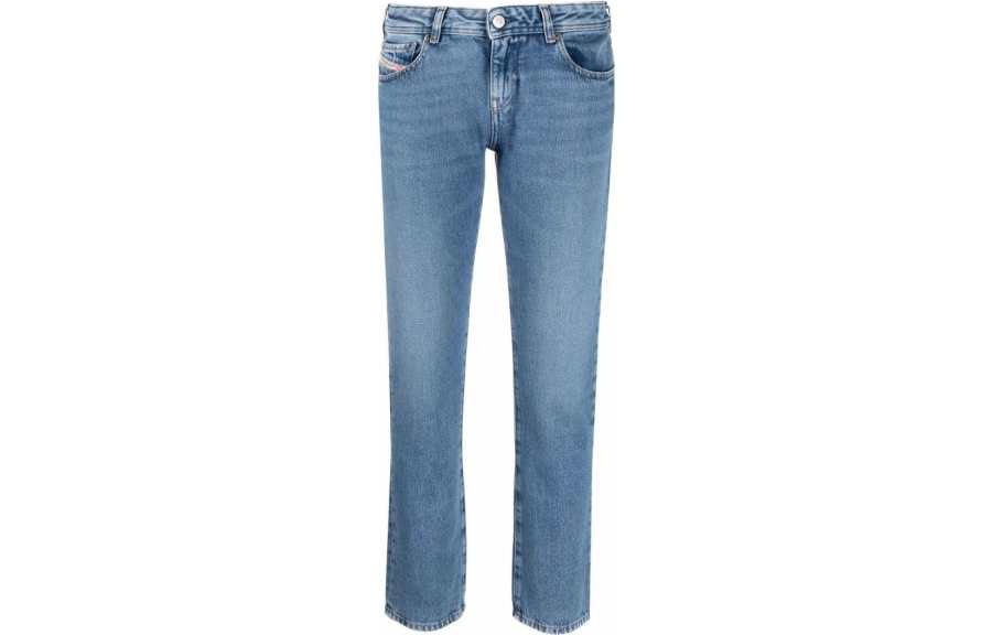 DIESEL Diesel Low-Rise Straight-Leg Jeans