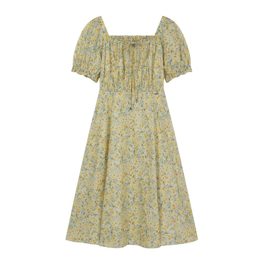 Teenie Weenie Short Sleeved Dress Women's Color Block