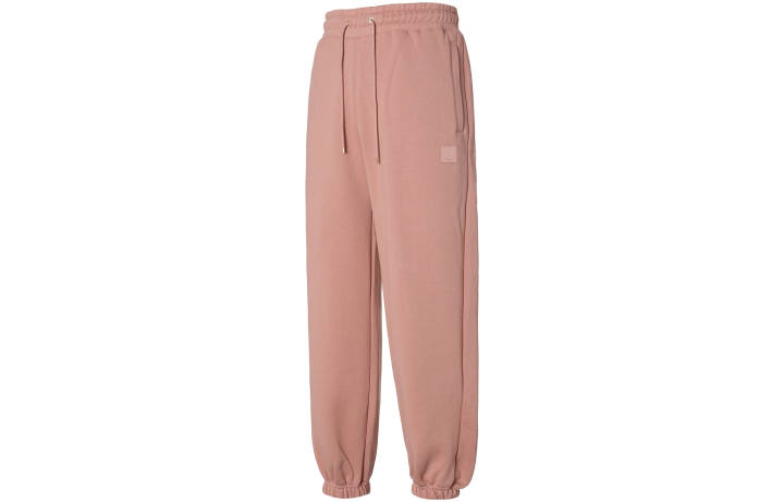 Jordan Jordan Knitted Sweatpants Women's Pink Moderate Cuffed Pants