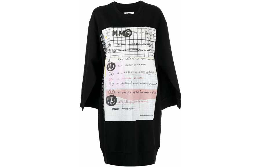 MM6 Maison Margiela Long Sleeved Dress Women's