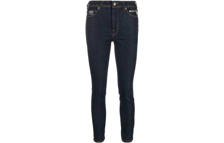 VERSACE JEANS COUTURE 【Previous Season】logo-patch skinny-cut jeans