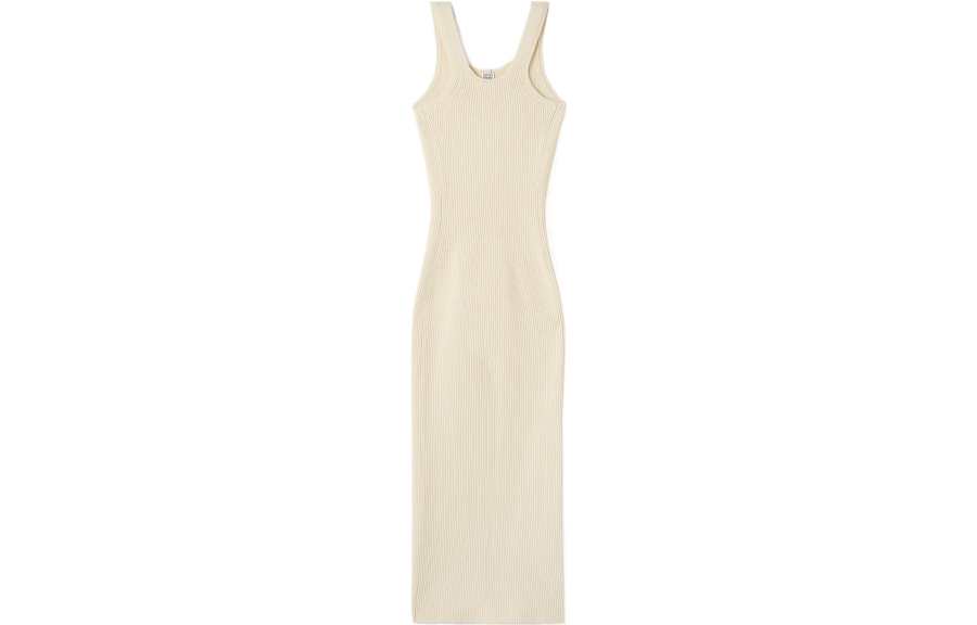 TOTEME Slip Dresses Women's Beige Moderate Long