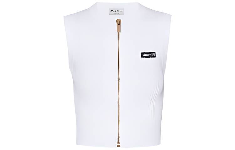 MIU MIU SS23 Tank Top Women's White