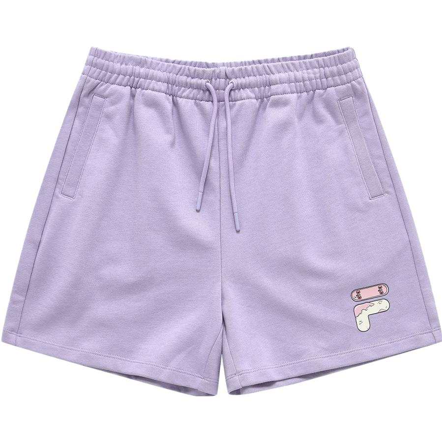 FILA FUSION Casual Shorts Women's Fantasy Purple Moderate