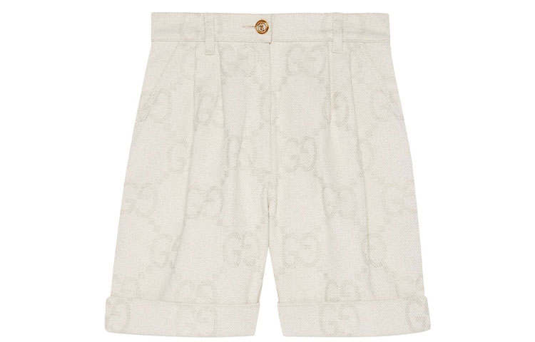 GUCCI 【Previous Season】GG Supreme high-waisted shorts