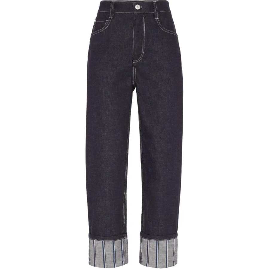 Brunello Cucinelli SS25 Jeans Women's Marine Blue
