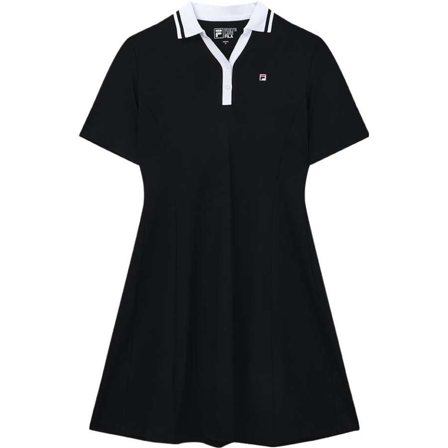 FILA Short Sleeved Dress Women's Black