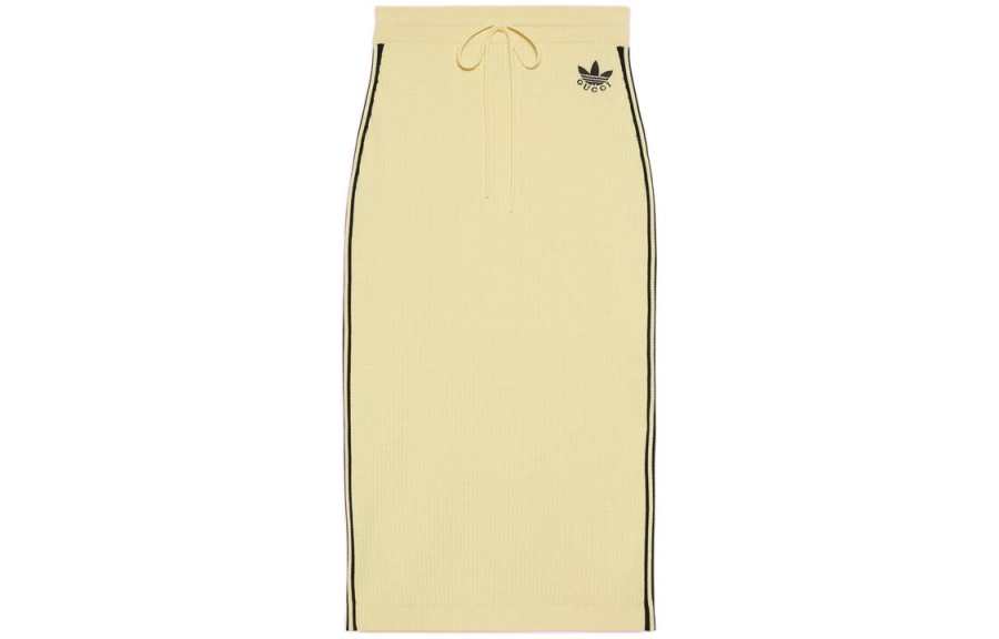 GUCCI x Adidas Originals SS22 Skirt Women's Yellow