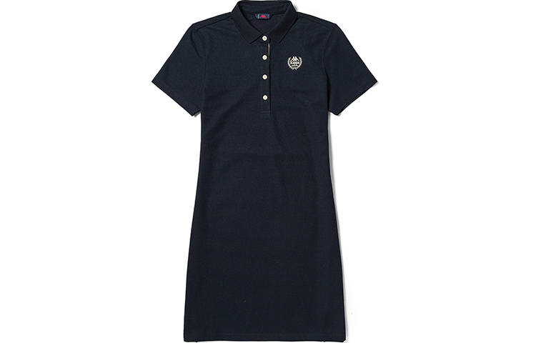 Kappa Short Sleeved Dress Women's Midnight Blue