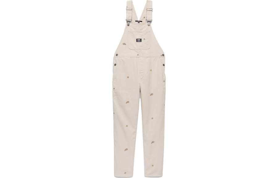 Vans GROUND WORK HOLLYWELL Overalls Women's Ecru Moderate Overalls