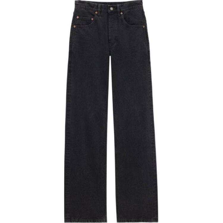 SAINT LAURENT 90'S High Waist Baggy Jeans