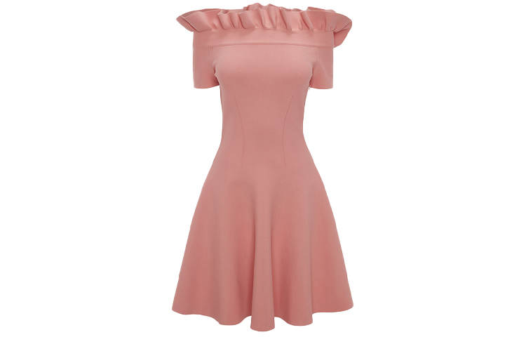 Alexander McQueen Alexander McQueen Off-Shoulder Mini Dress