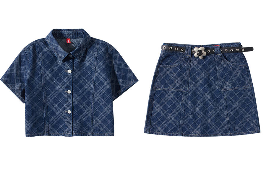 EPTISON WOMAN X Xu Jingfu Xu Jingfu Joint Series Shirt Matching Sets Women's Moderate Short